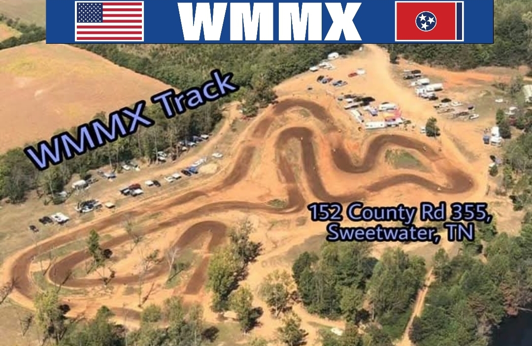 Overhead view of WMMX Track in Sweetwater Tennessee